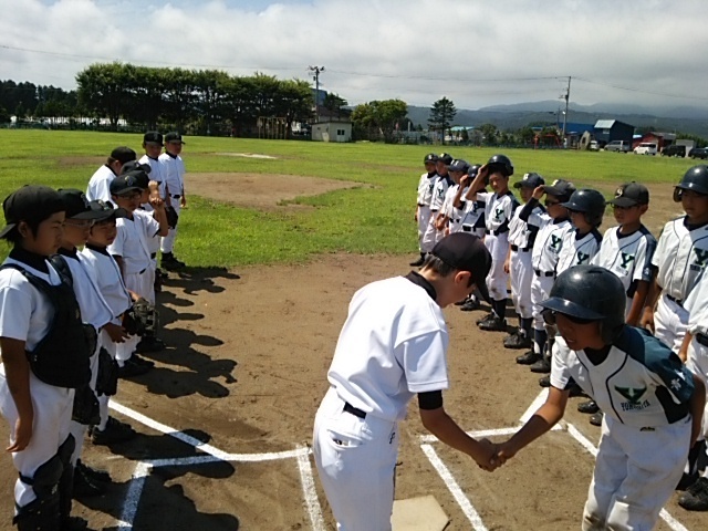 野球練習試合 今別町立今別小学校